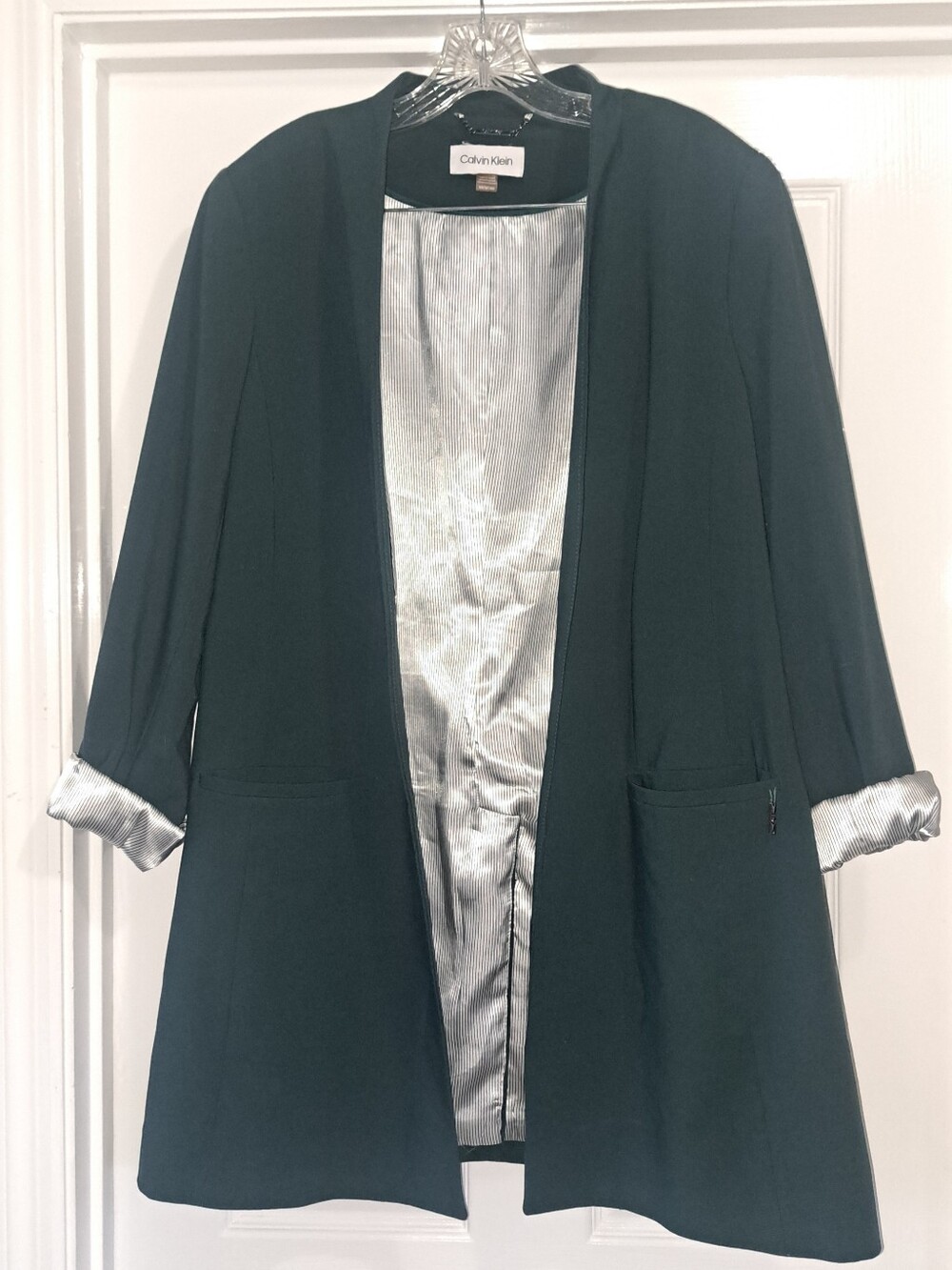 Calvin Klein Open-Front Women's Blazer Jacket